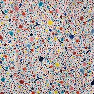 Colorful Star and Dot Party Tablecloth